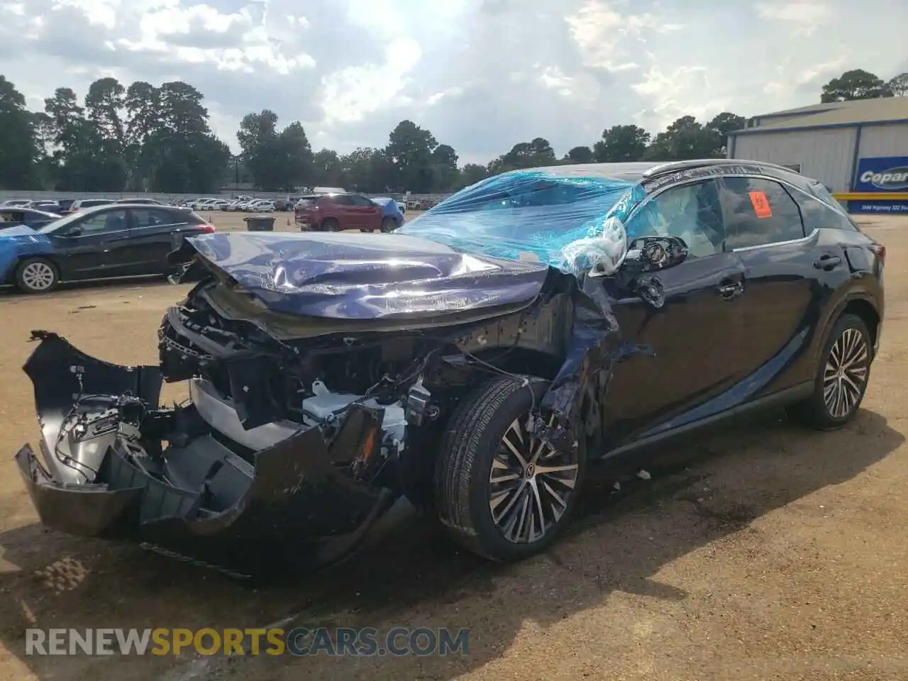 1 Photograph of a damaged car 2T2BAMBA3PC016322 LEXUS RX350 2023