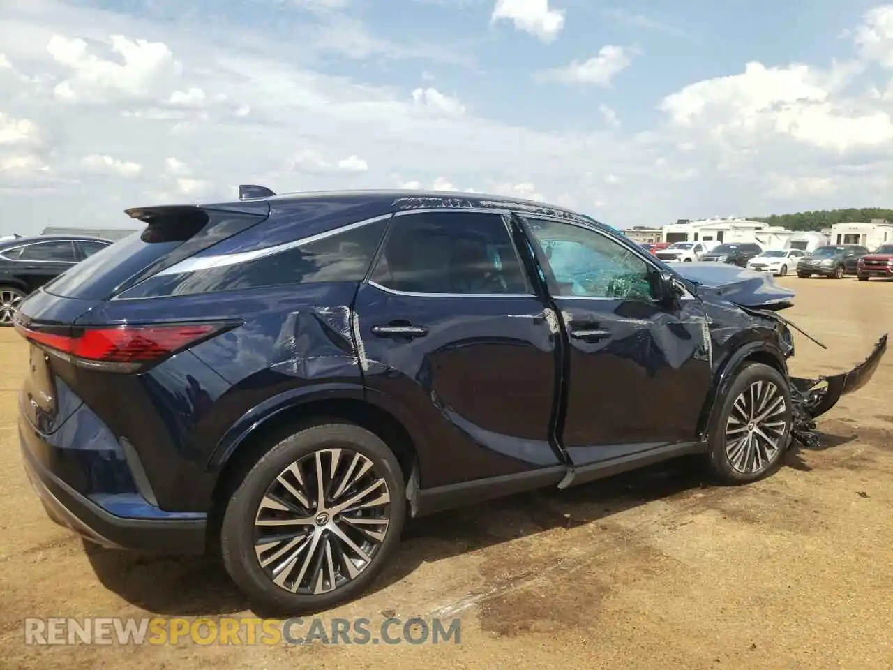 3 Photograph of a damaged car 2T2BAMBA3PC016322 LEXUS RX350 2023