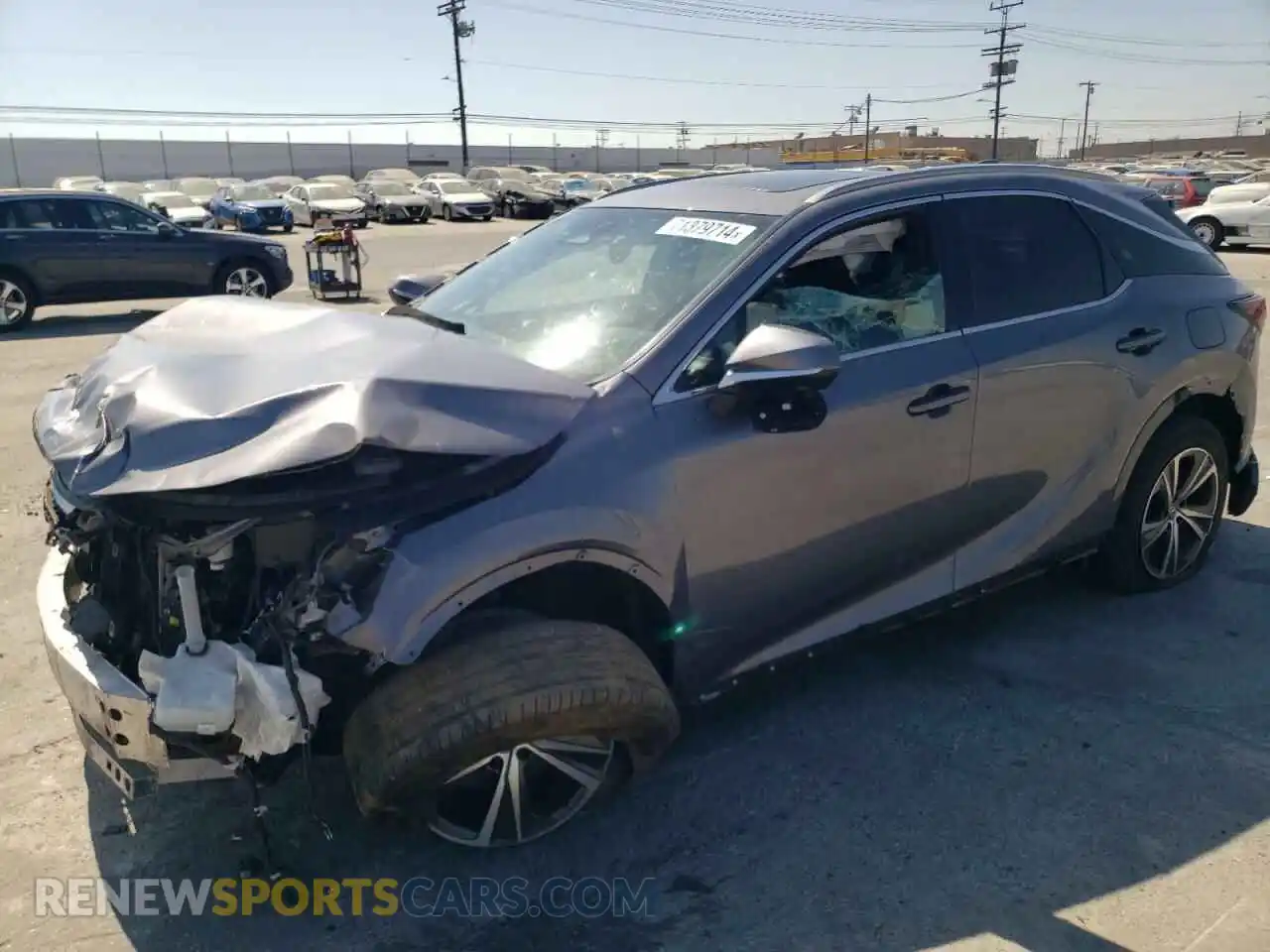 1 Photograph of a damaged car 2T2BAMBA7PC014606 LEXUS RX350 2023