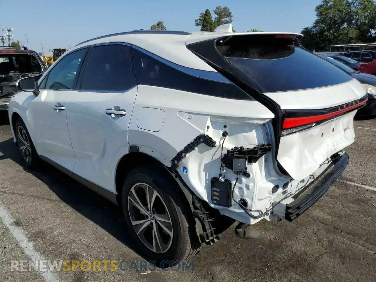 2 Photograph of a damaged car 2T2BAMBA7PC018350 LEXUS RX350 2023