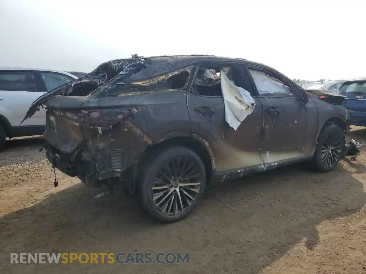 3 Photograph of a damaged car 2T2BAMCA0PC023307 LEXUS RX350 2023