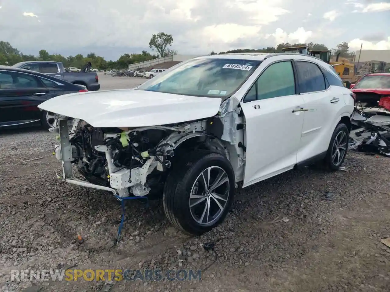 1 Photograph of a damaged car 2T2BAMCA0PC035344 LEXUS RX350 2023