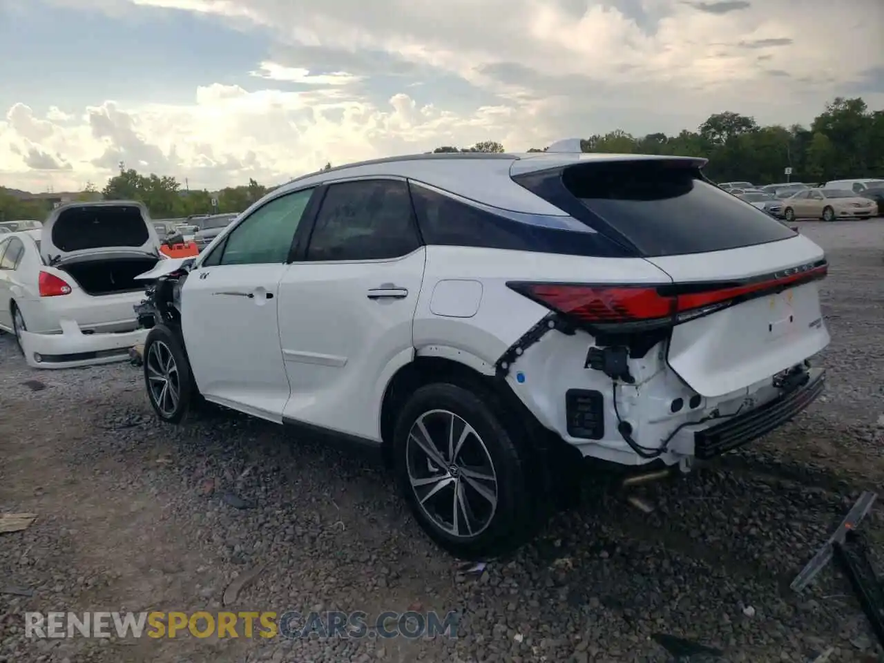 2 Photograph of a damaged car 2T2BAMCA0PC035344 LEXUS RX350 2023