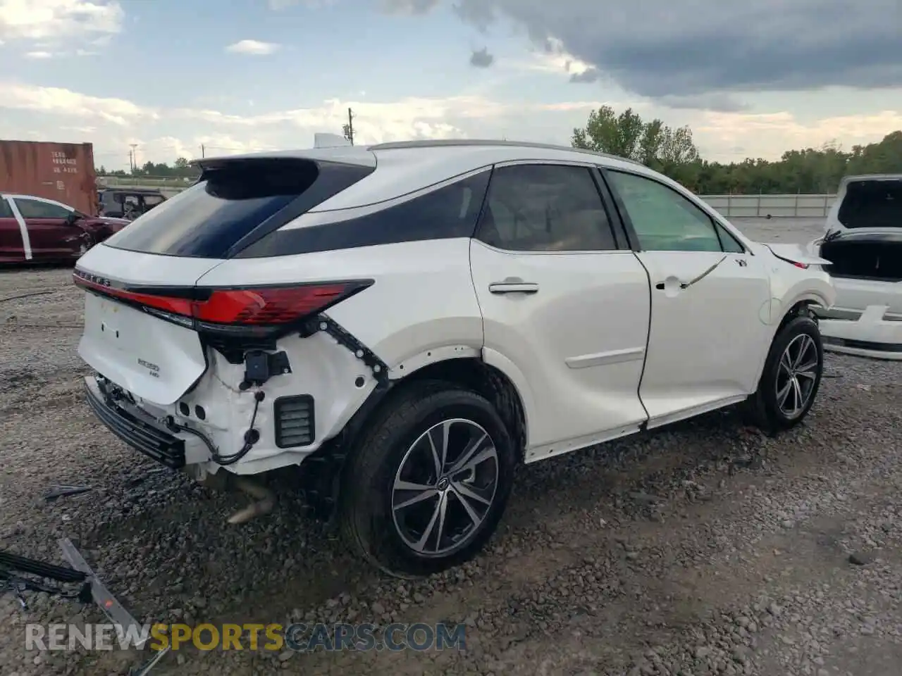 3 Photograph of a damaged car 2T2BAMCA0PC035344 LEXUS RX350 2023