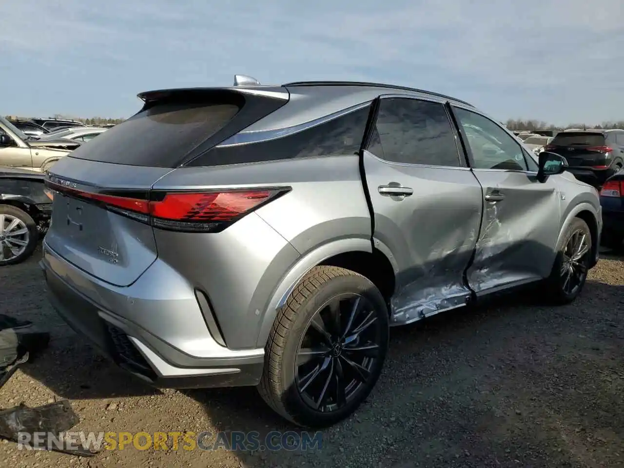 3 Photograph of a damaged car 2T2BAMCA3PC019557 LEXUS RX350 2023