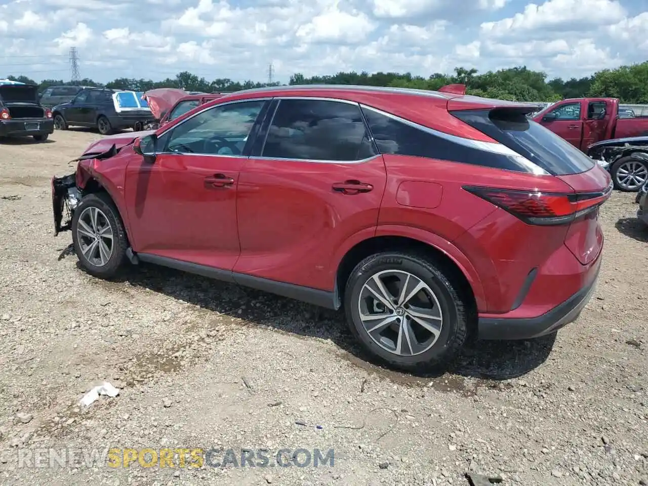 2 Photograph of a damaged car 2T2BAMCA3PC033121 LEXUS RX350 2023