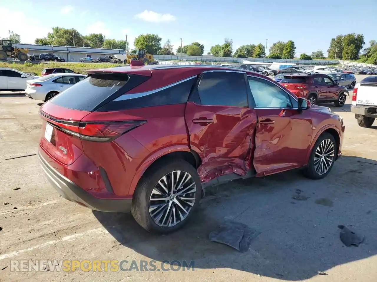 3 Photograph of a damaged car 2T2BAMCA8PC013317 LEXUS RX350 2023
