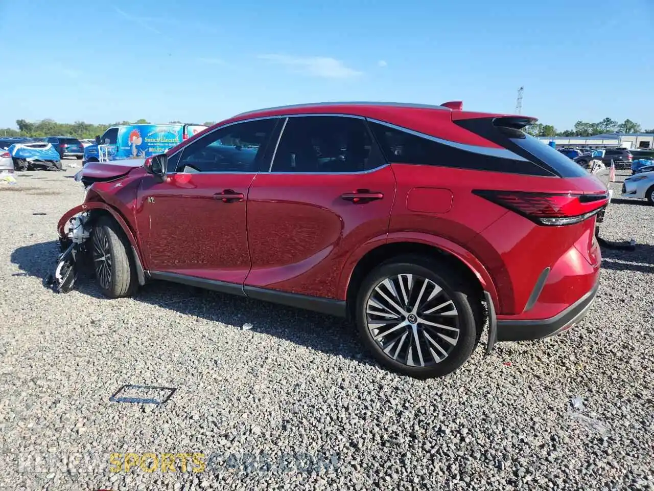 2 Photograph of a damaged car JTJCHMAA5P2007753 LEXUS RX350 2023