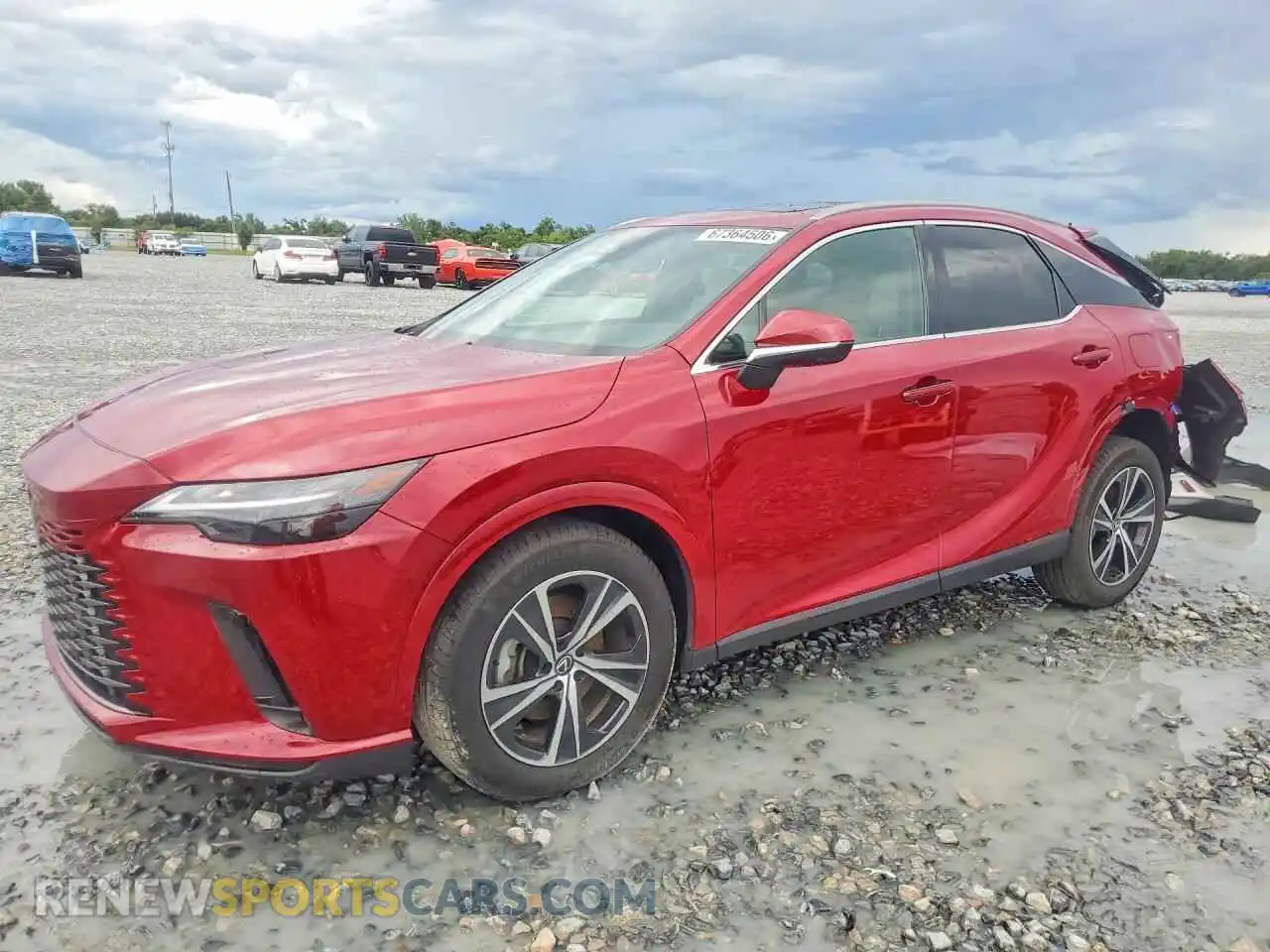 1 Photograph of a damaged car 2T2BAMBA2RC027623 LEXUS RX350 2024
