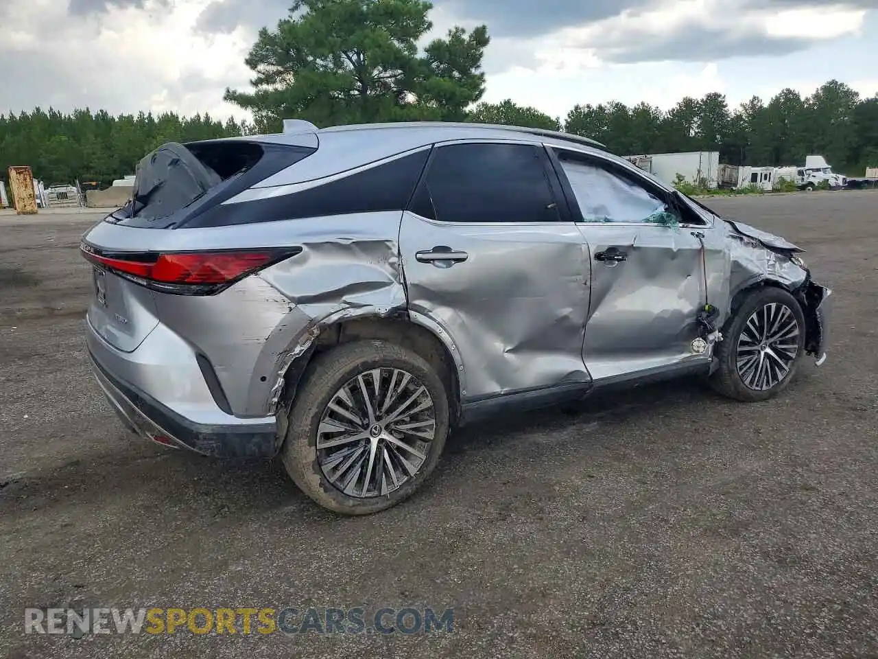 3 fotografías del automóvil dañado 2T2BAMBA2RC037326 LEXUS RX350 2024