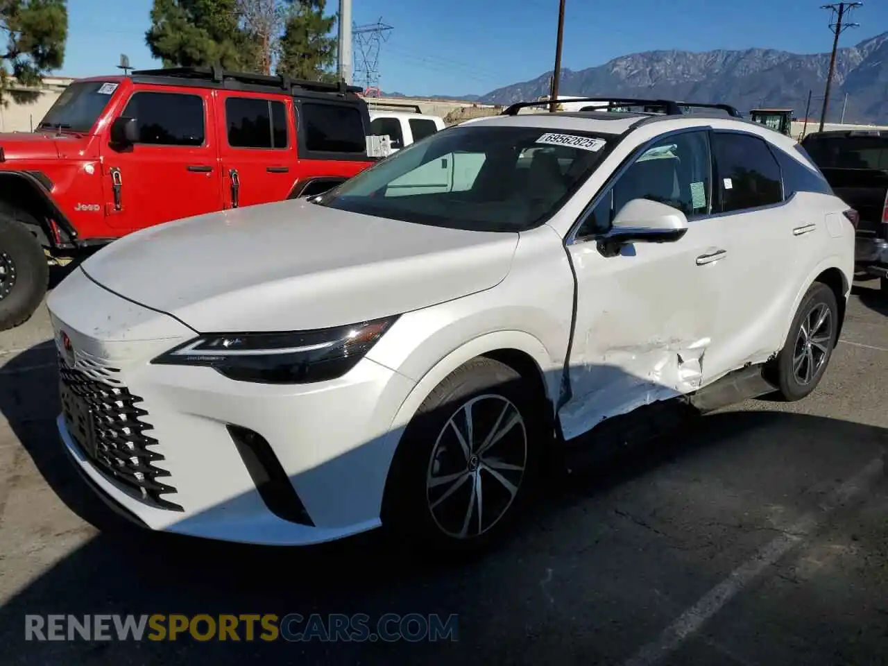 1 Photograph of a damaged car 2T2BAMBA4RC036341 LEXUS RX350 2024
