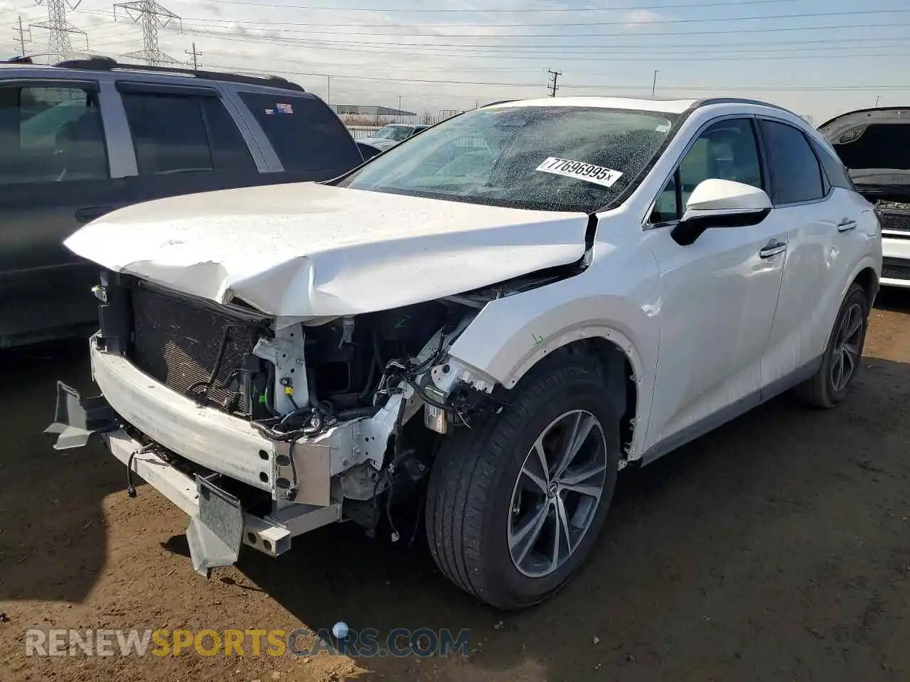 1 Photograph of a damaged car 2T2BAMCA0RC079380 LEXUS RX350 2024