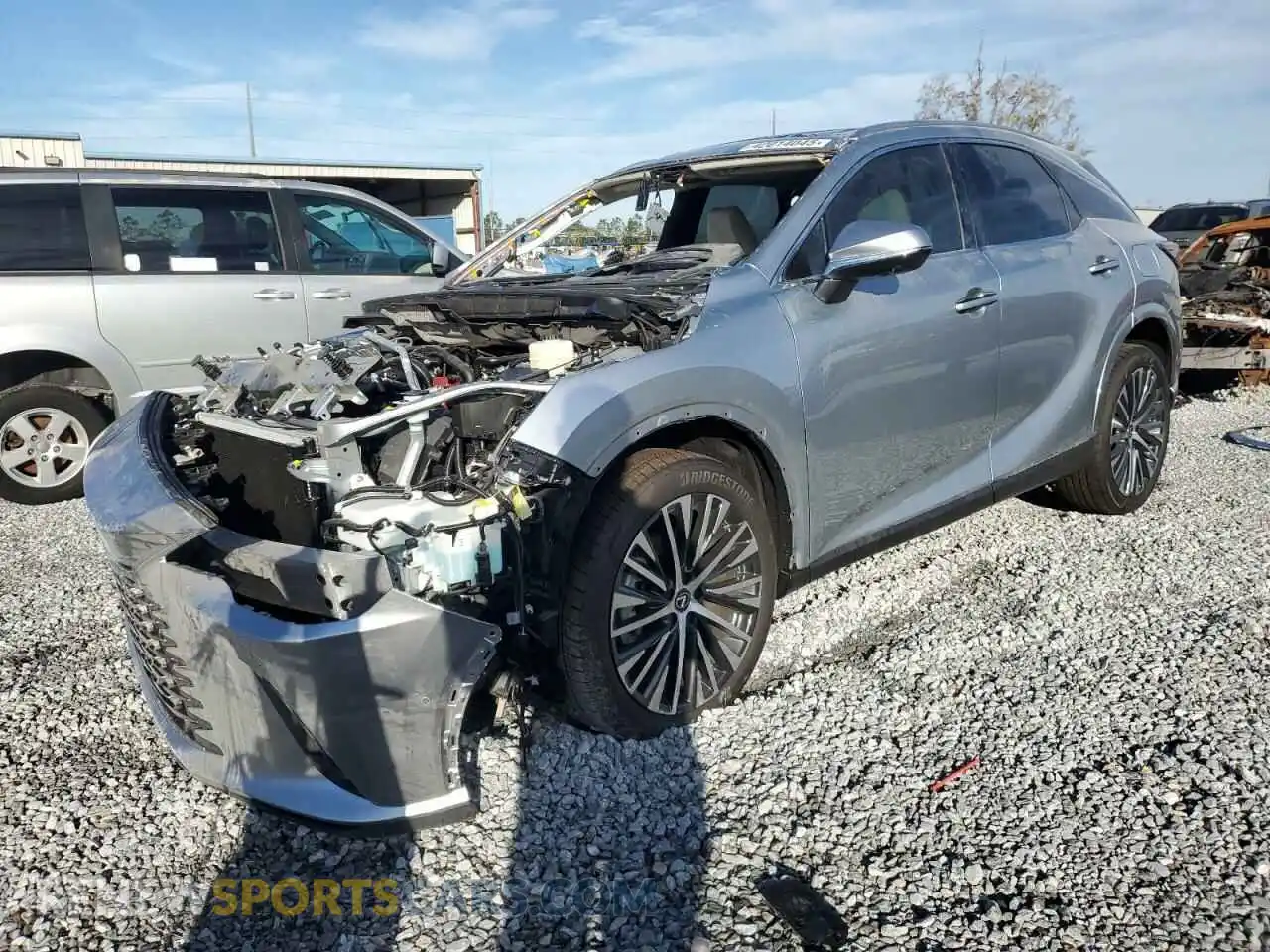 1 Photograph of a damaged car 2T2BAMCA1RC076679 LEXUS RX350 2024