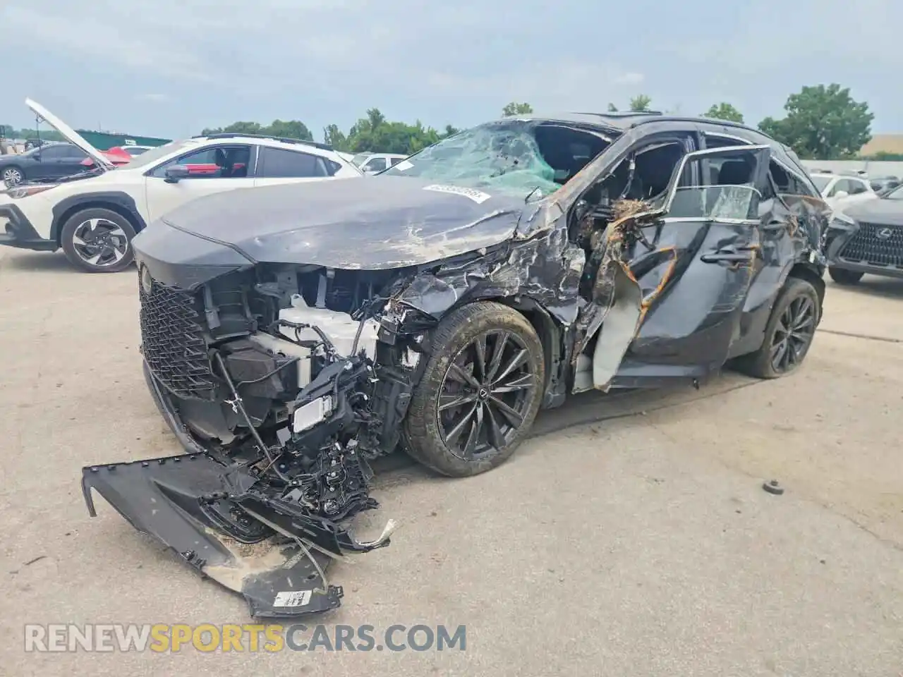1 Photograph of a damaged car 2T2BAMCA3RC059026 LEXUS RX350 2024