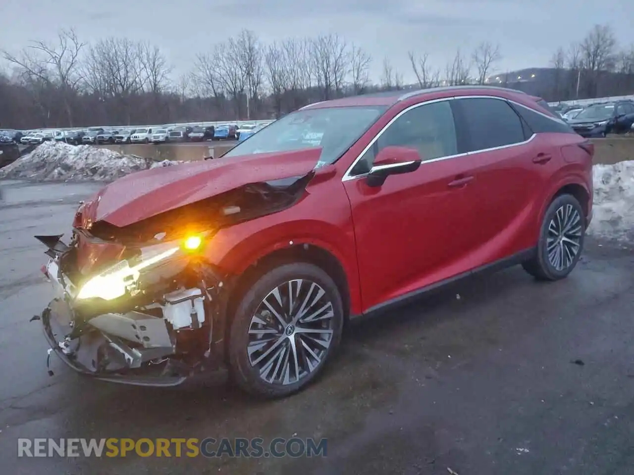 1 Photograph of a damaged car 2T2BAMCA9RC051741 LEXUS RX350 2024