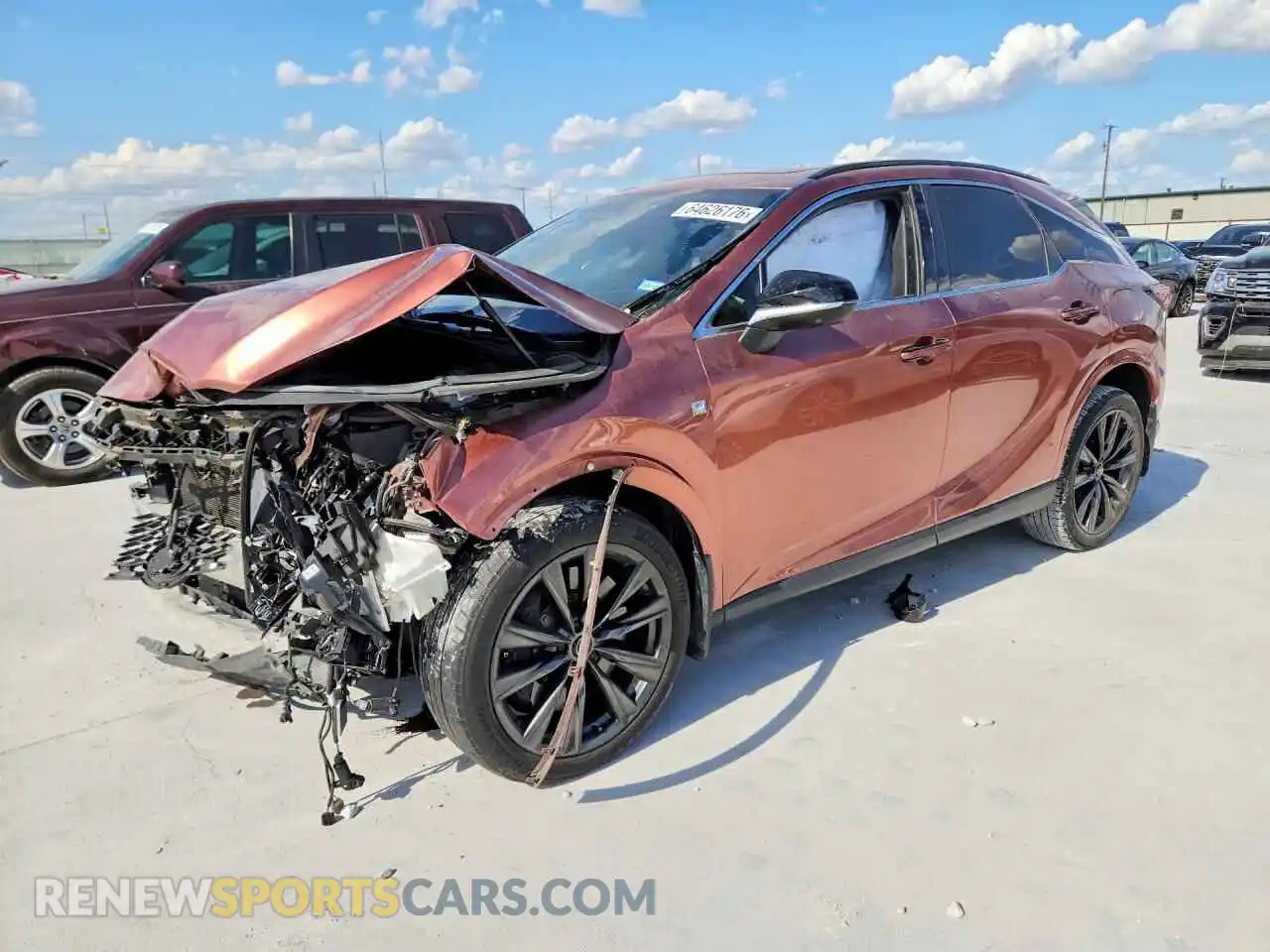 1 Photograph of a damaged car 2T2BAMCA9RC054316 LEXUS RX350 2024