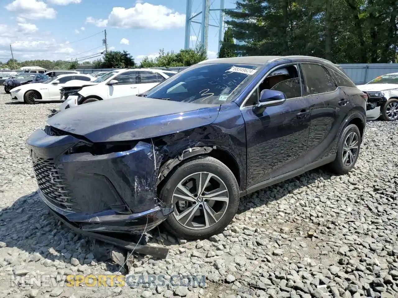 1 Photograph of a damaged car 2T2BAMCA9RC070645 LEXUS RX350 2024