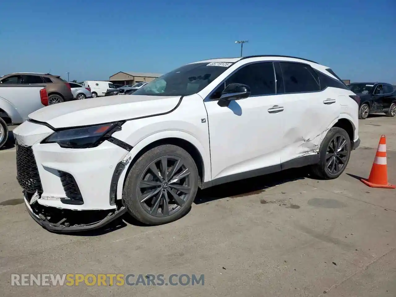 1 Photograph of a damaged car 2T2BAMCAXRC054177 LEXUS RX350 2024