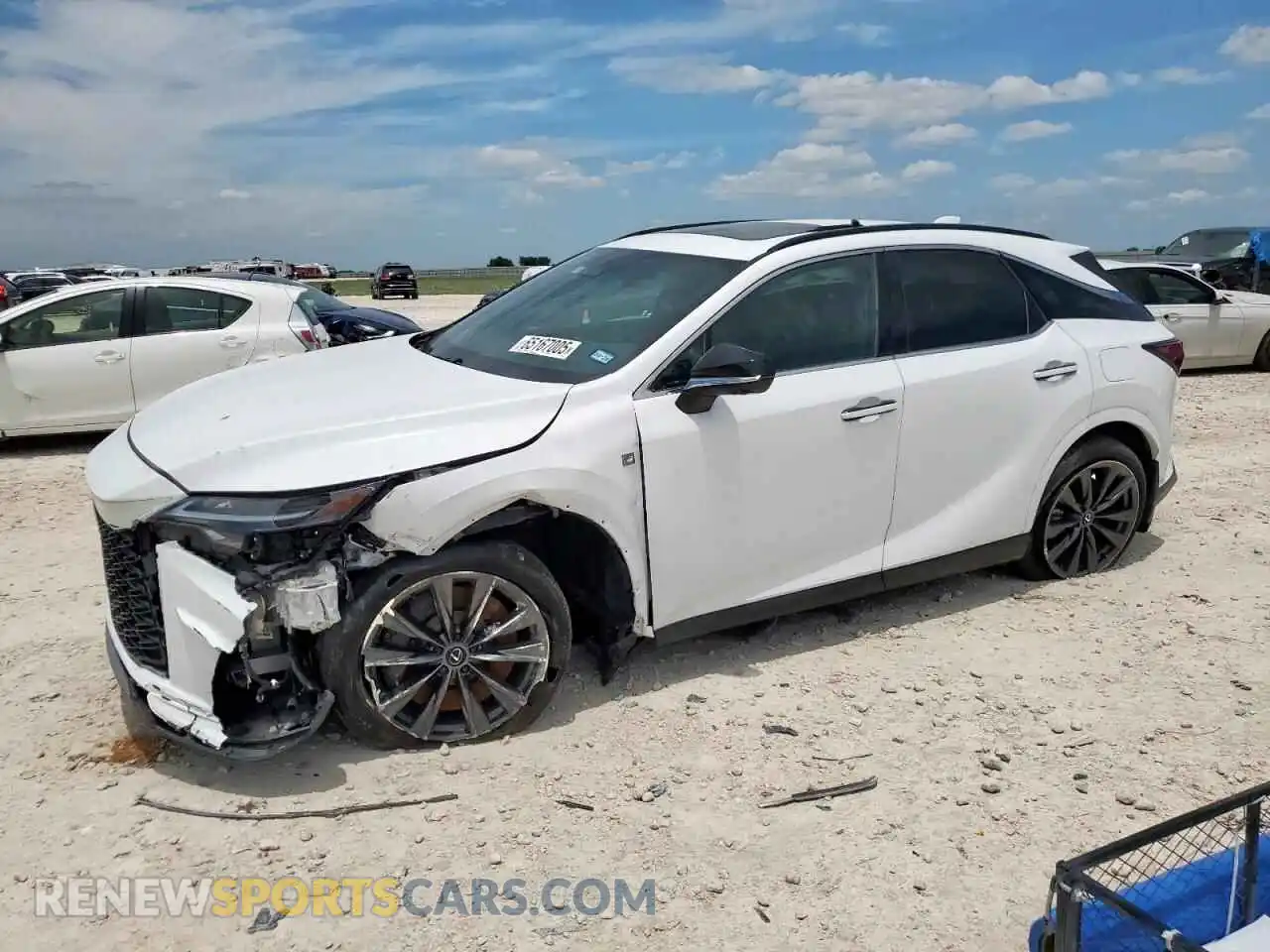 1 Photograph of a damaged car 2T2BAMCAXRC061288 LEXUS RX350 2024