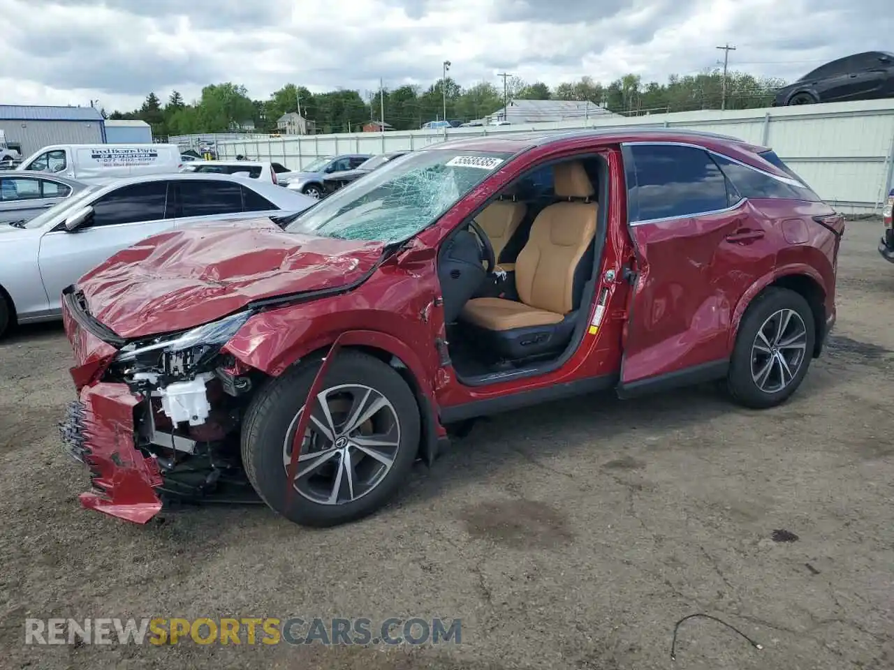 1 Photograph of a damaged car 2T2BAMCAXRC065793 LEXUS RX350 2024