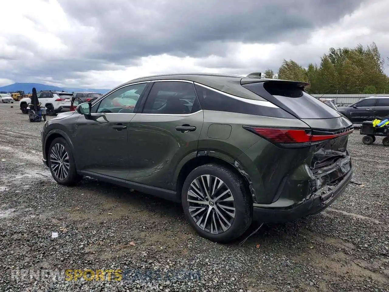 2 Photograph of a damaged car 2T2BAMCA0SC113680 LEXUS RX350 2025