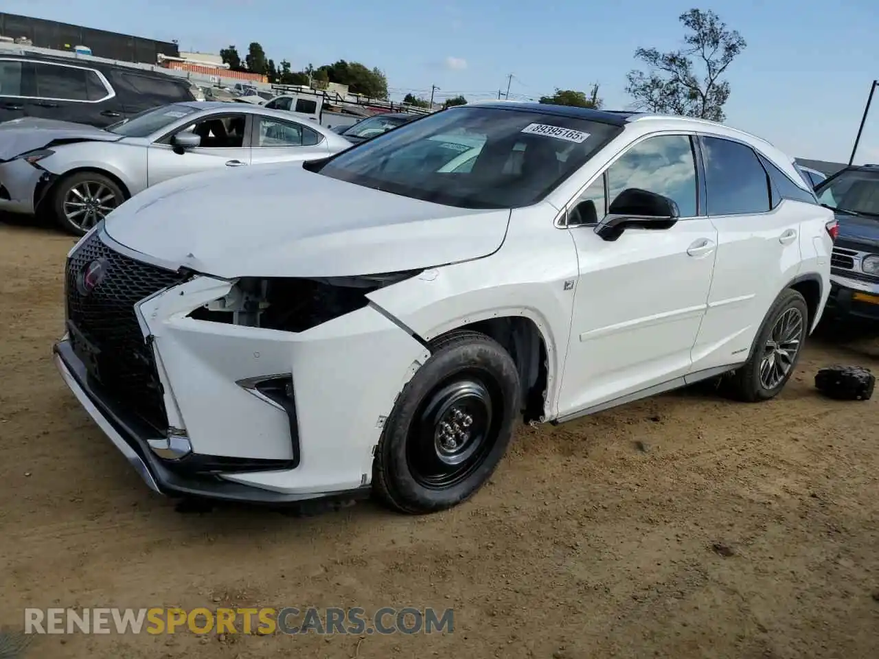 1 Photograph of a damaged car 2T2BGMCA1KC033108 LEXUS RX450 2019