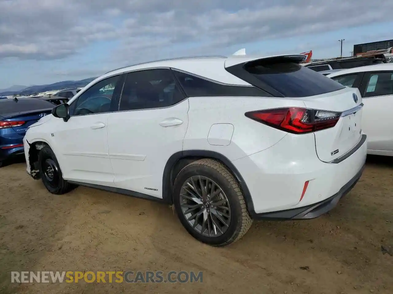 2 Photograph of a damaged car 2T2BGMCA1KC033108 LEXUS RX450 2019