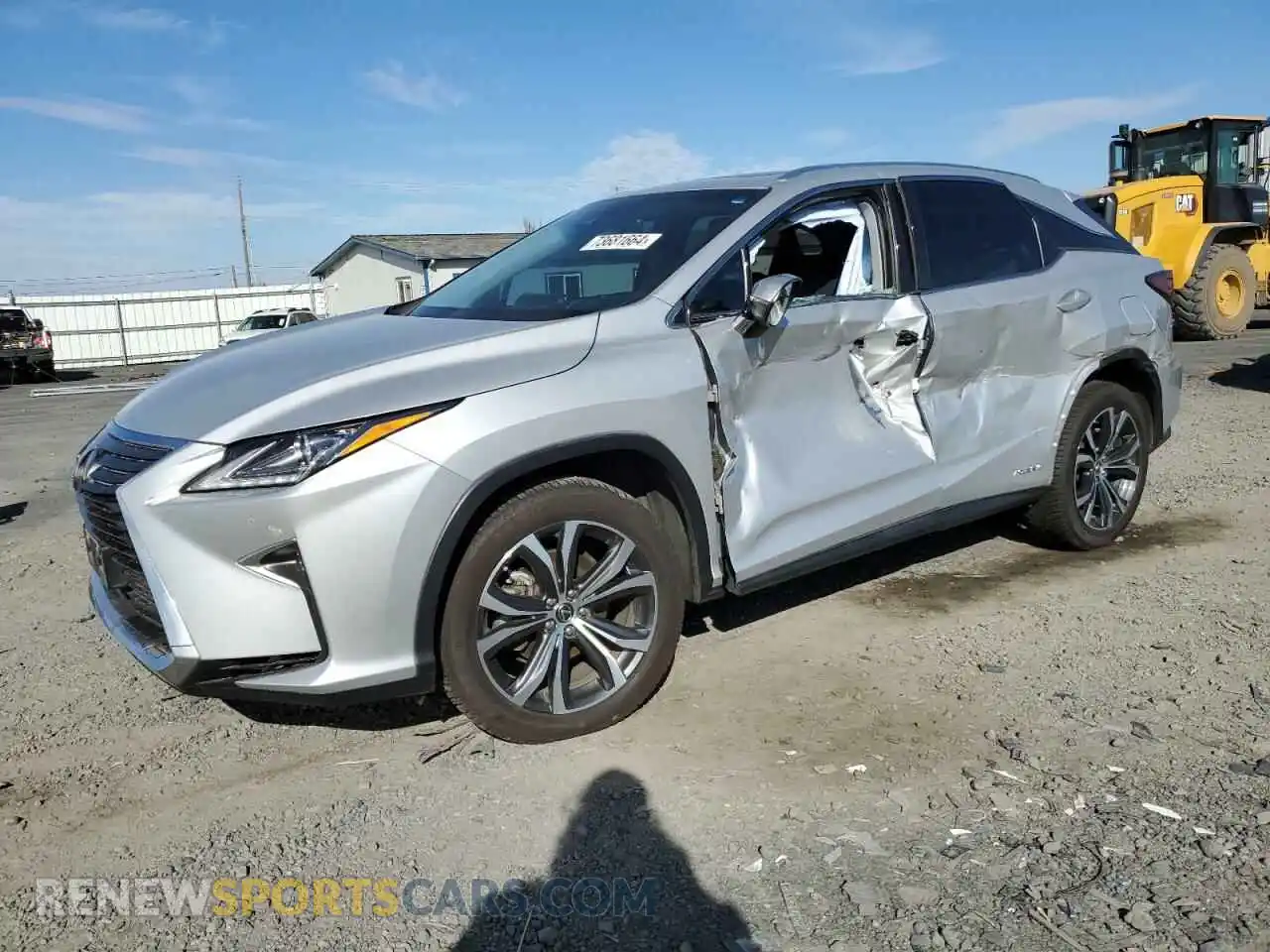 1 Photograph of a damaged car 2T2BGMCA2KC037894 LEXUS RX450 2019