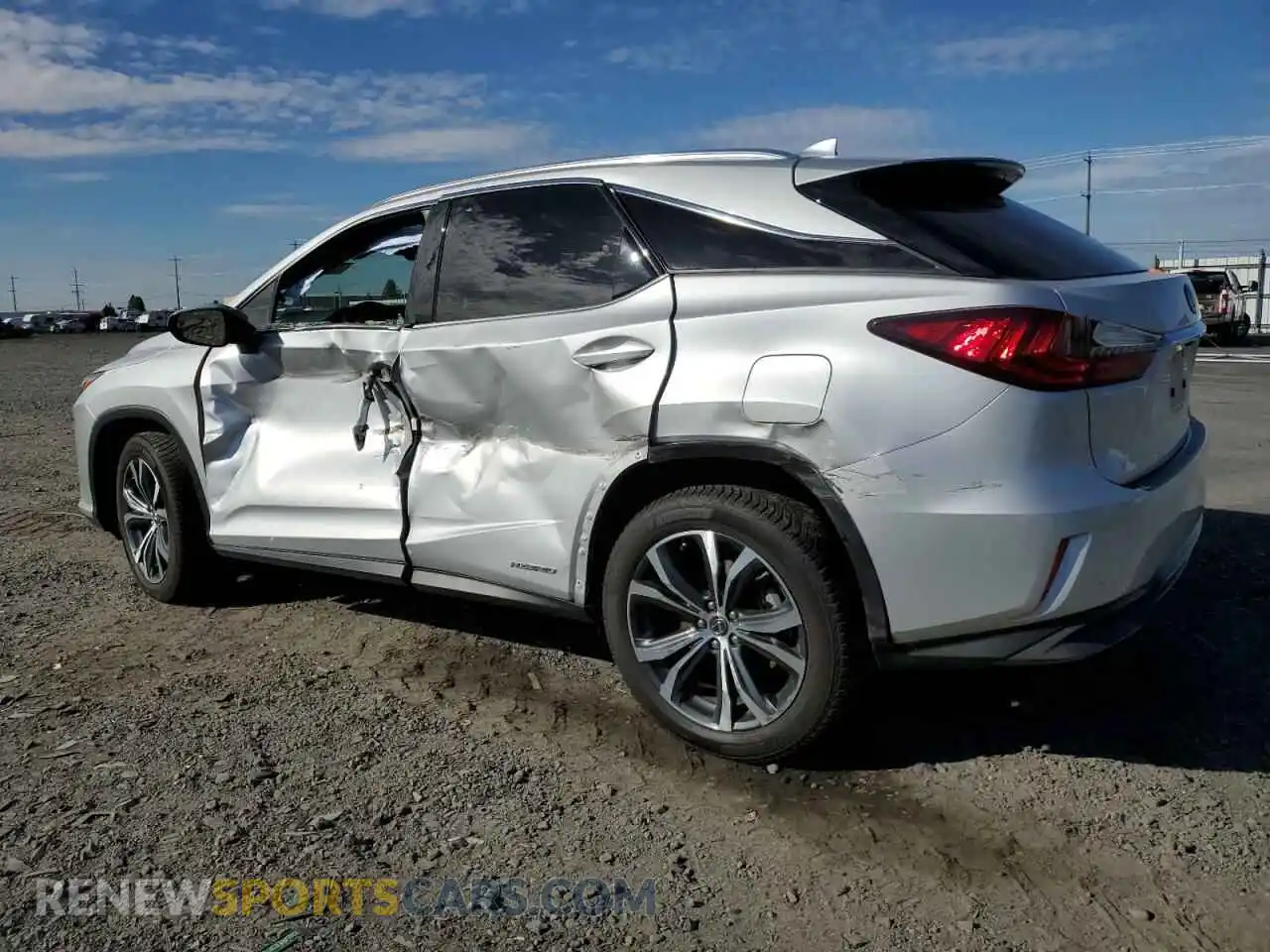 2 Photograph of a damaged car 2T2BGMCA2KC037894 LEXUS RX450 2019