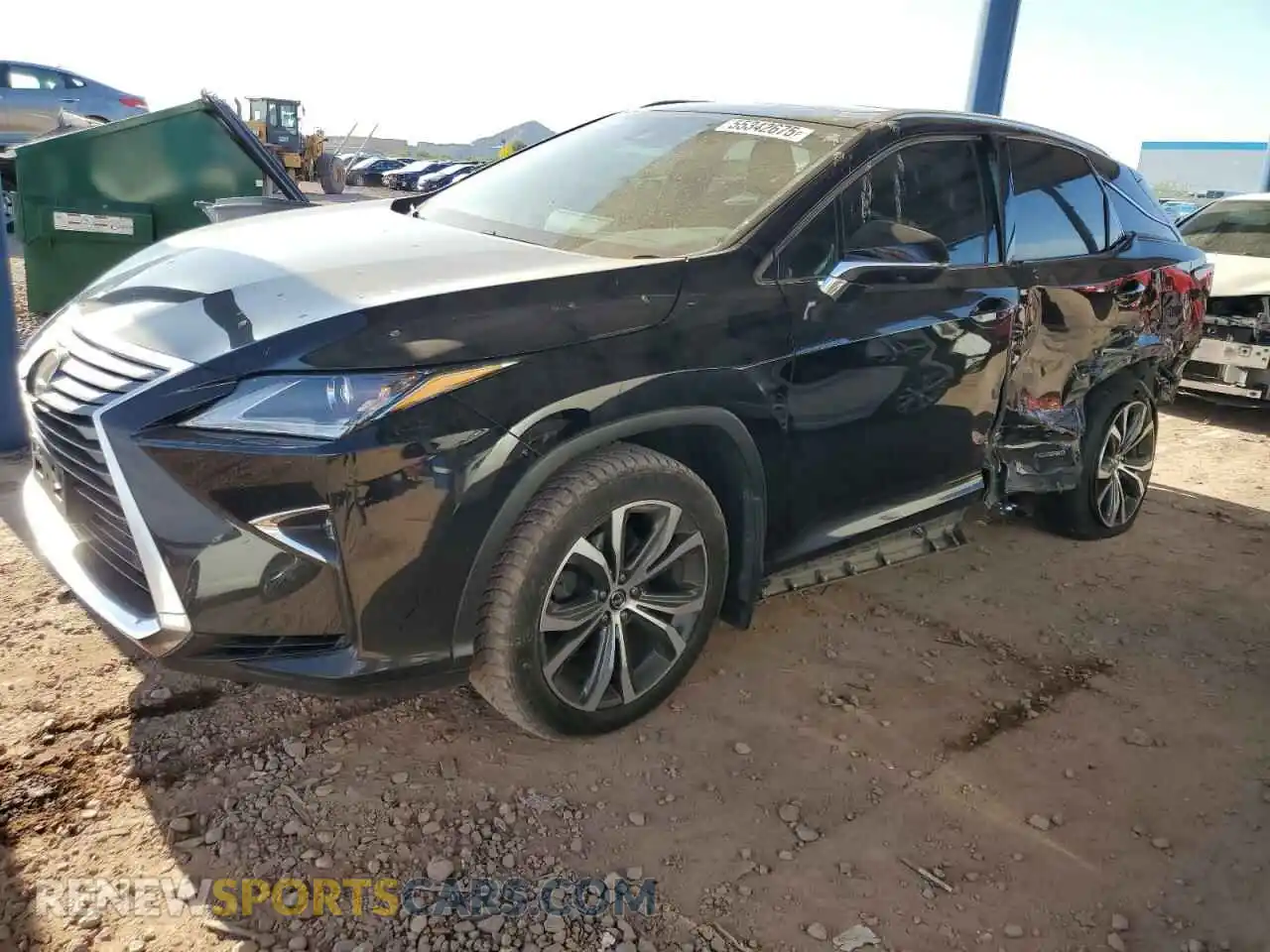 1 Photograph of a damaged car 2T2BGMCA3KC035202 LEXUS RX450 2019