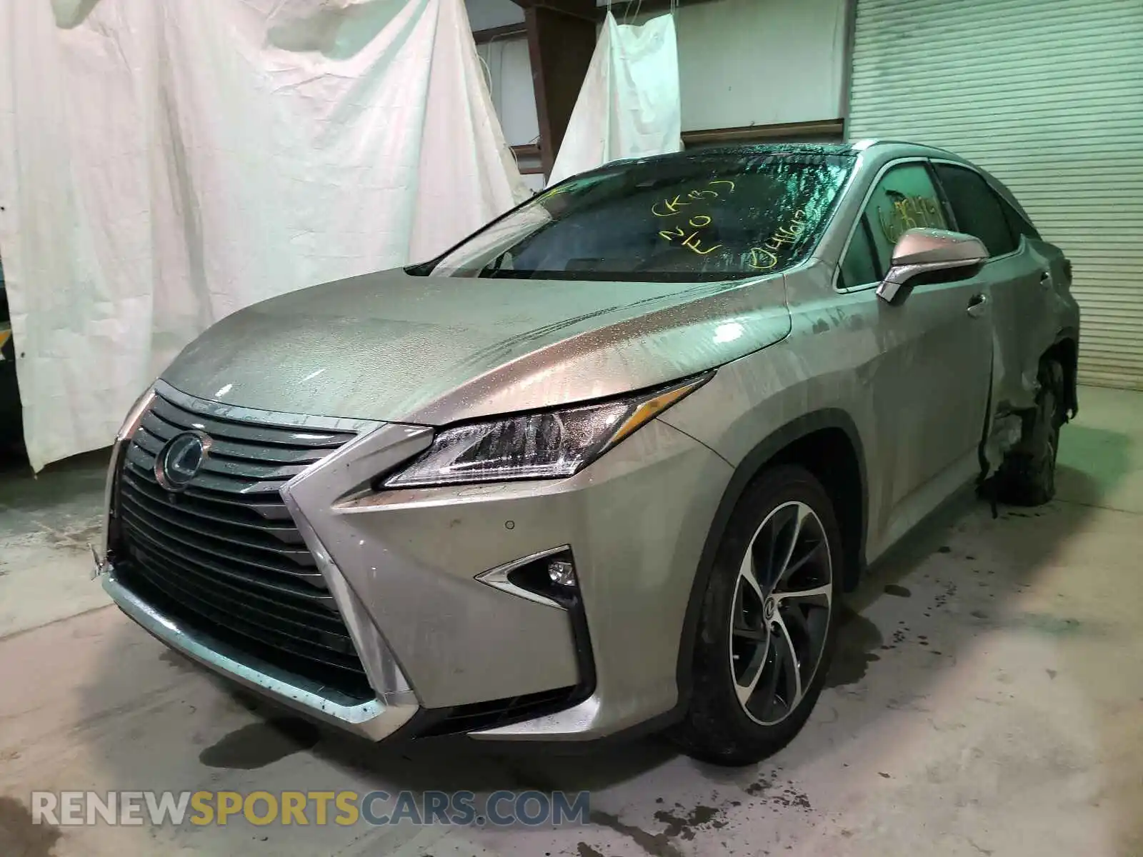 2 Photograph of a damaged car 2T2BGMCA3KC035264 LEXUS RX450 2019