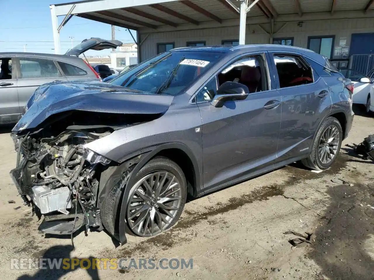 1 Photograph of a damaged car 2T2BGMCA3KC043302 LEXUS RX450 2019