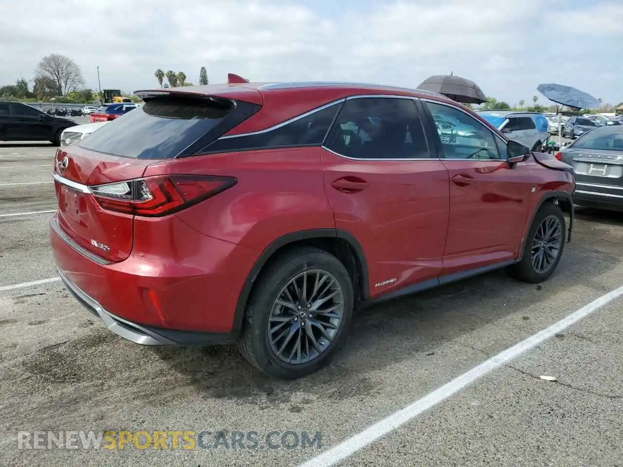 3 Photograph of a damaged car 2T2BGMCA4KC037590 LEXUS RX450 2019