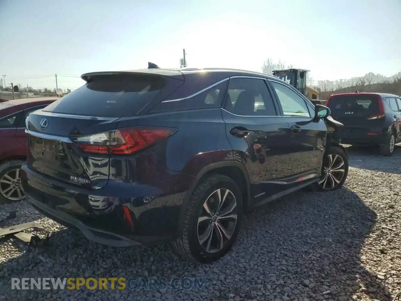 3 Photograph of a damaged car 2T2BGMCA5KC042037 LEXUS RX450 2019