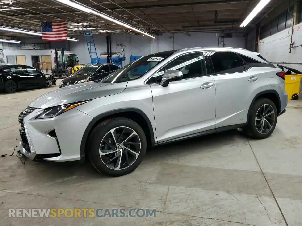 1 Photograph of a damaged car 2T2BGMCA6KC033542 LEXUS RX450 2019