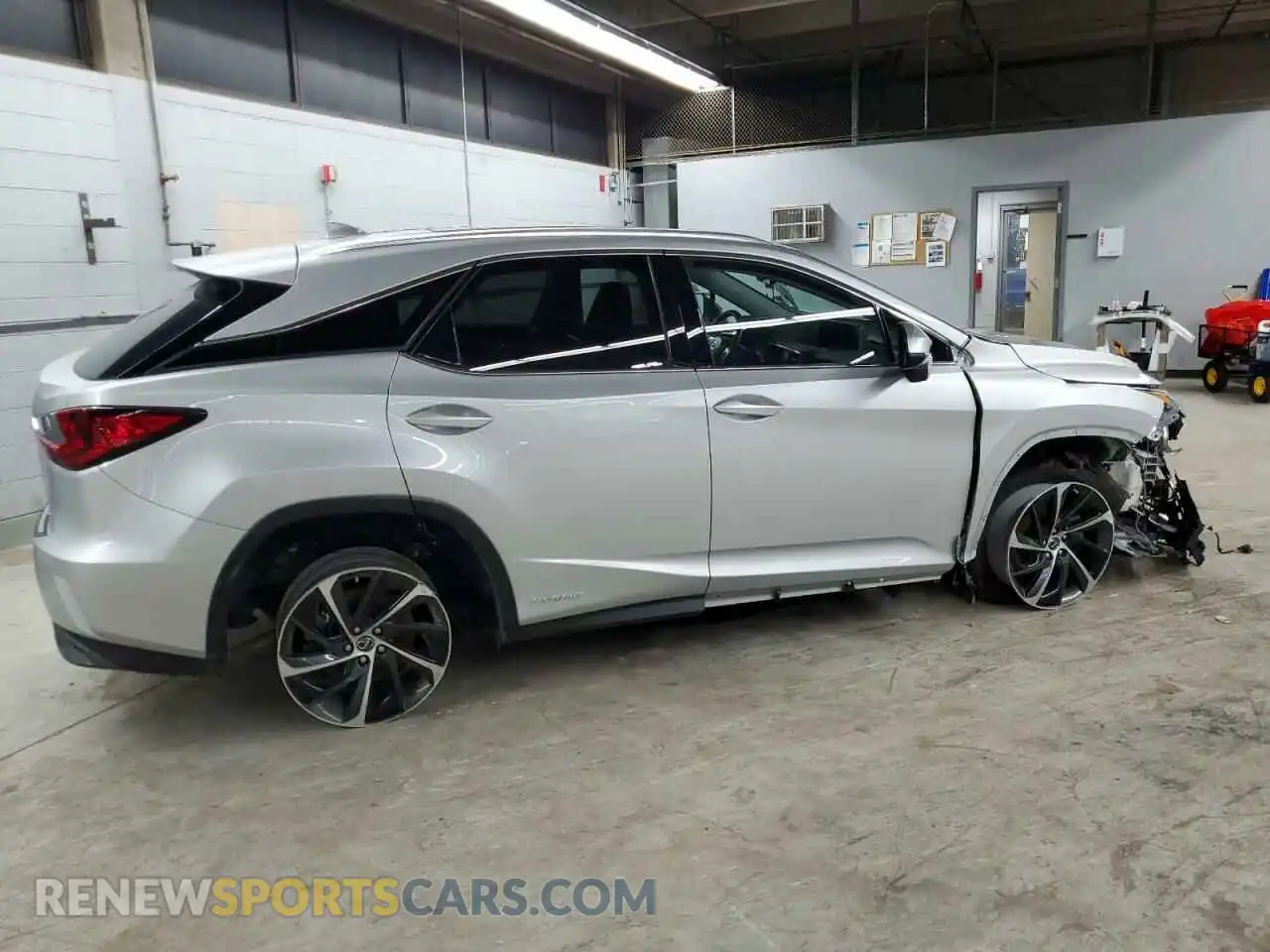 3 Photograph of a damaged car 2T2BGMCA6KC033542 LEXUS RX450 2019