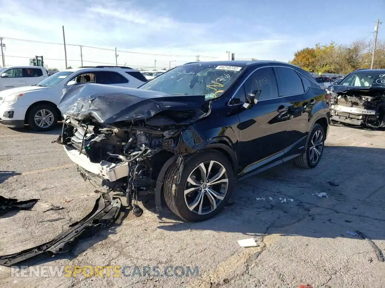 2 Photograph of a damaged car 2T2BGMCA6KC036473 LEXUS RX450 2019