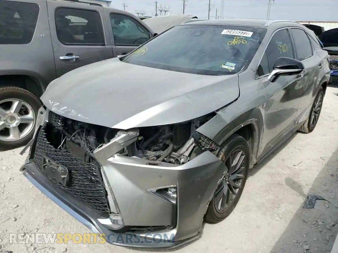 2 Photograph of a damaged car 2T2BGMCA7KC039530 LEXUS RX450 2019