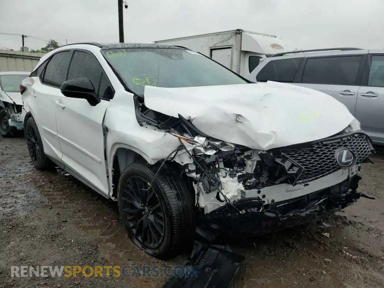 1 Photograph of a damaged car 2T2BGMCA7KC043061 LEXUS RX450 2019