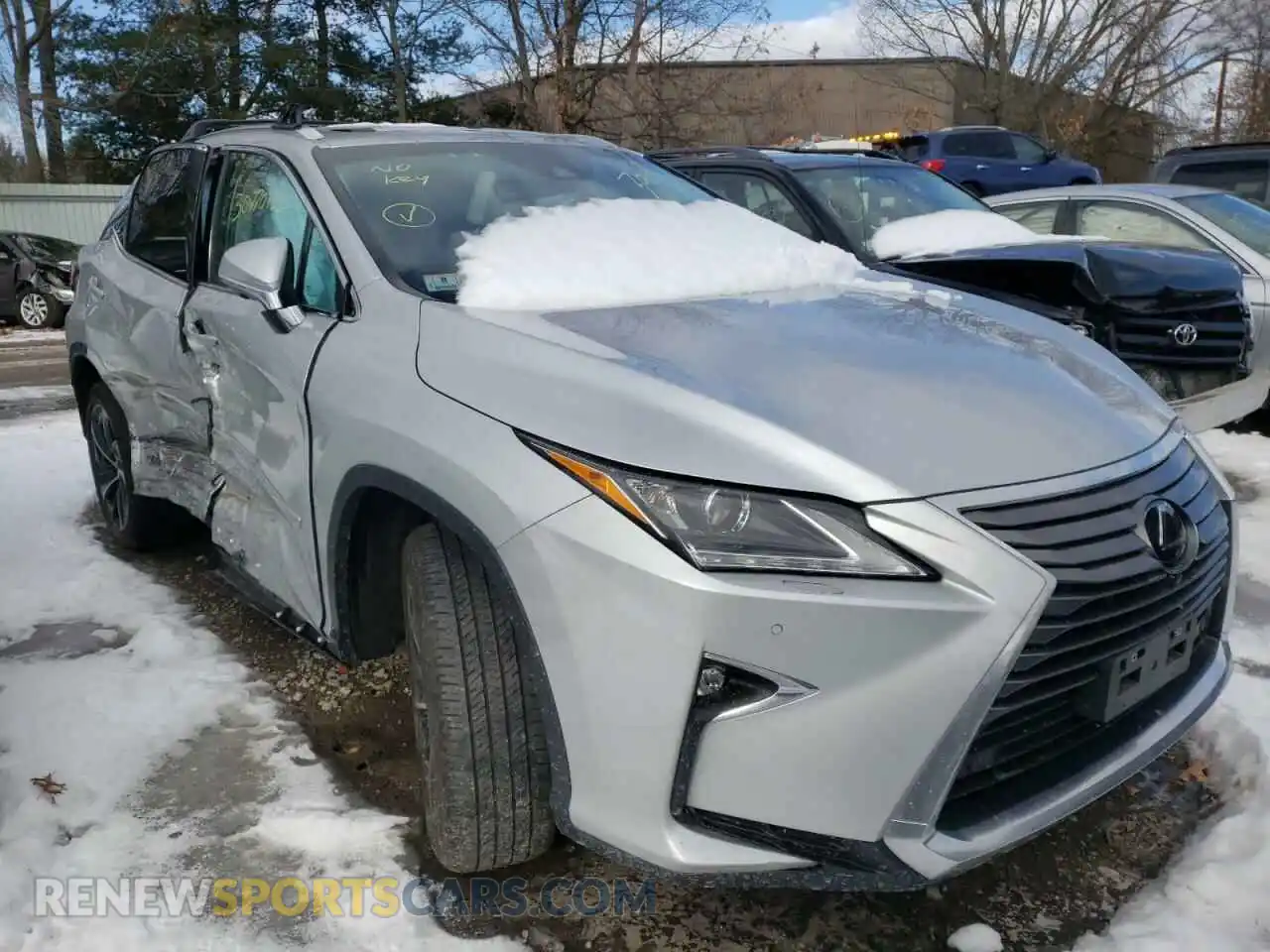 1 Photograph of a damaged car 2T2BGMCA8KC037611 LEXUS RX450 2019