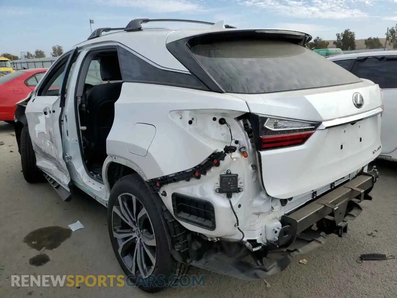 2 Photograph of a damaged car 2T2BGMCAXKC038341 LEXUS RX450 2019