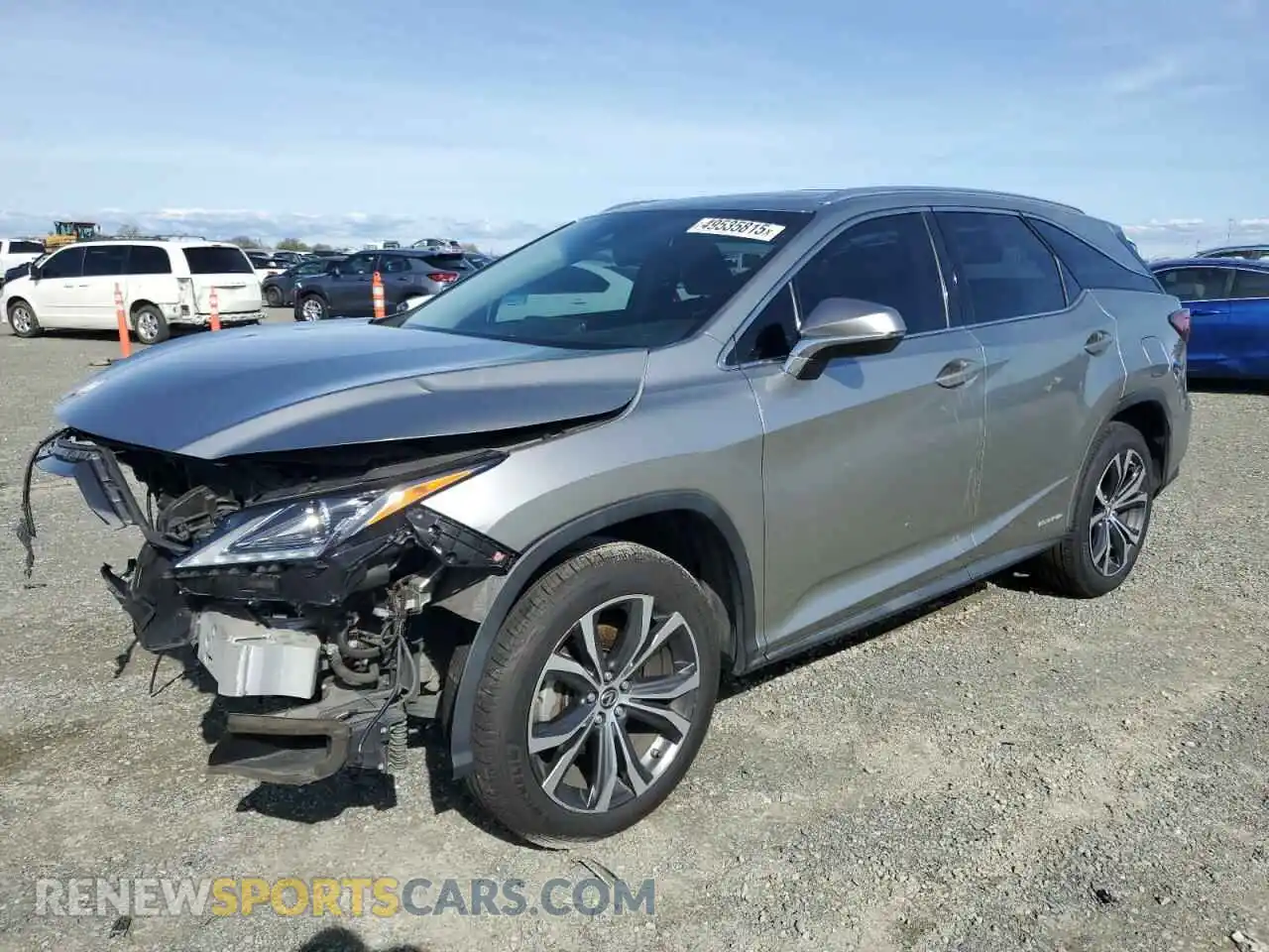 1 Photograph of a damaged car JTJDGKCA1K2007282 LEXUS RX450 2019