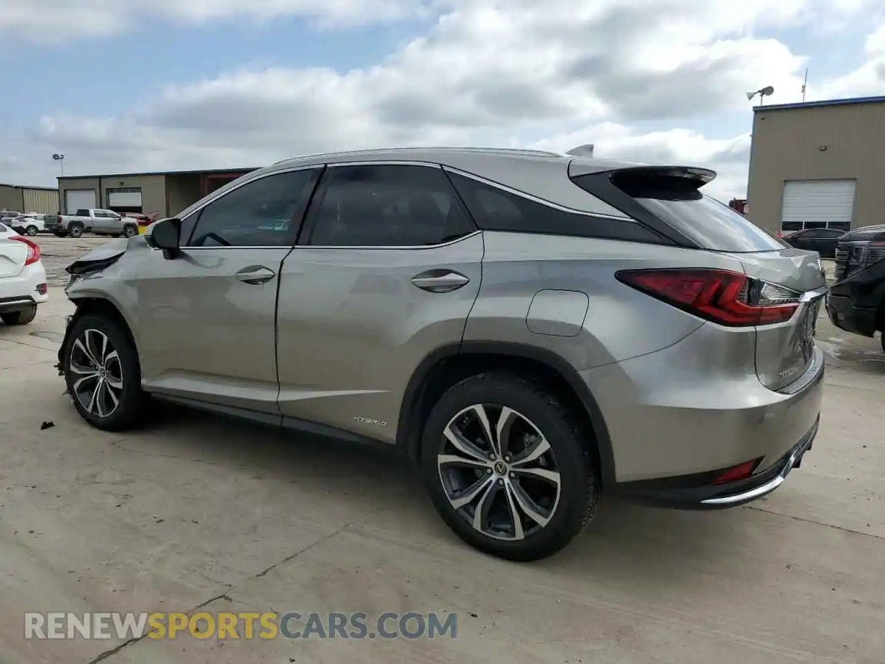 2 Фотография поврежденного автомобиля 2T2HGMDA0LC055045 LEXUS RX450 2020