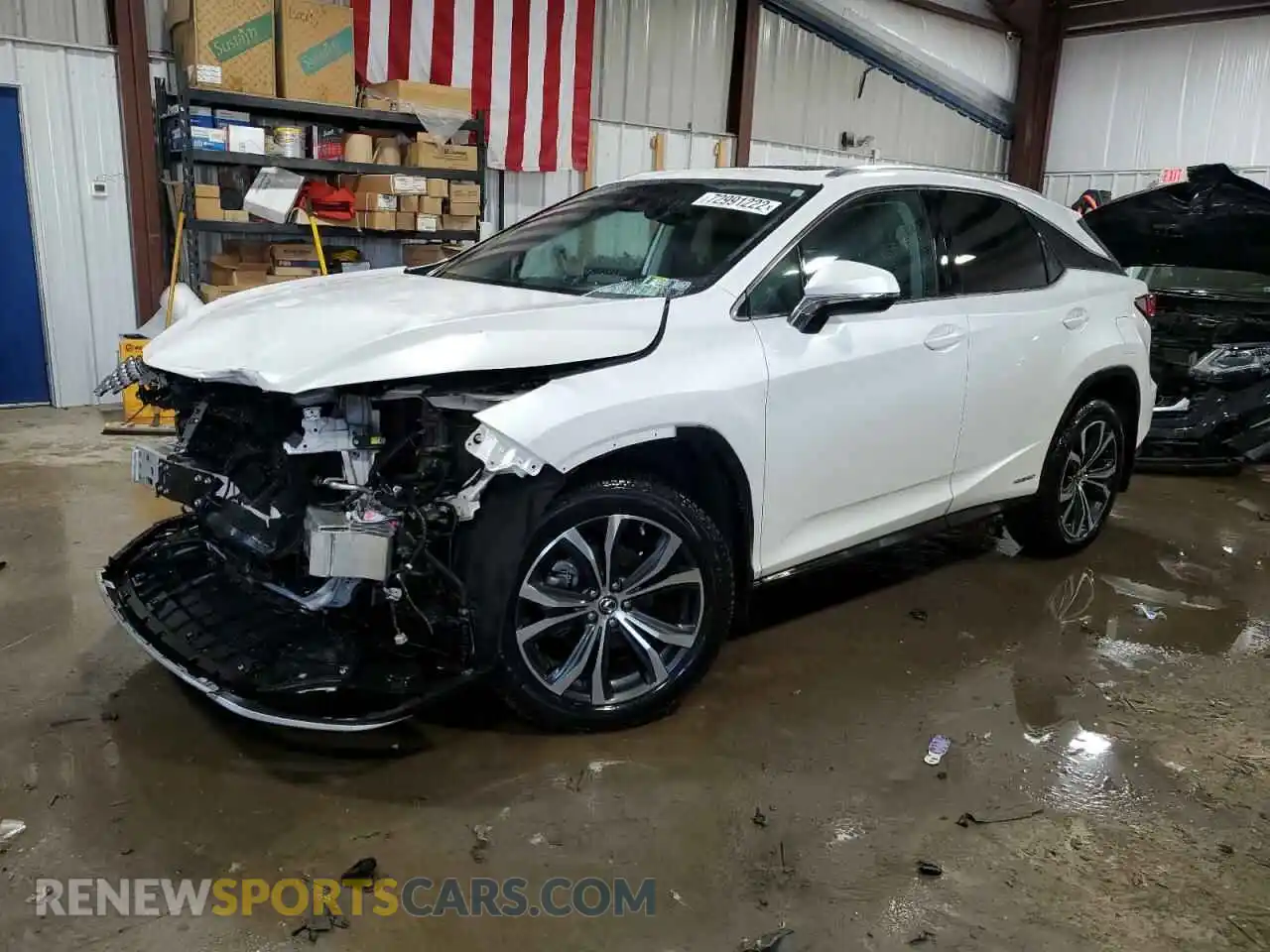 1 Photograph of a damaged car 2T2HGMDA2LC053085 LEXUS RX450 2020