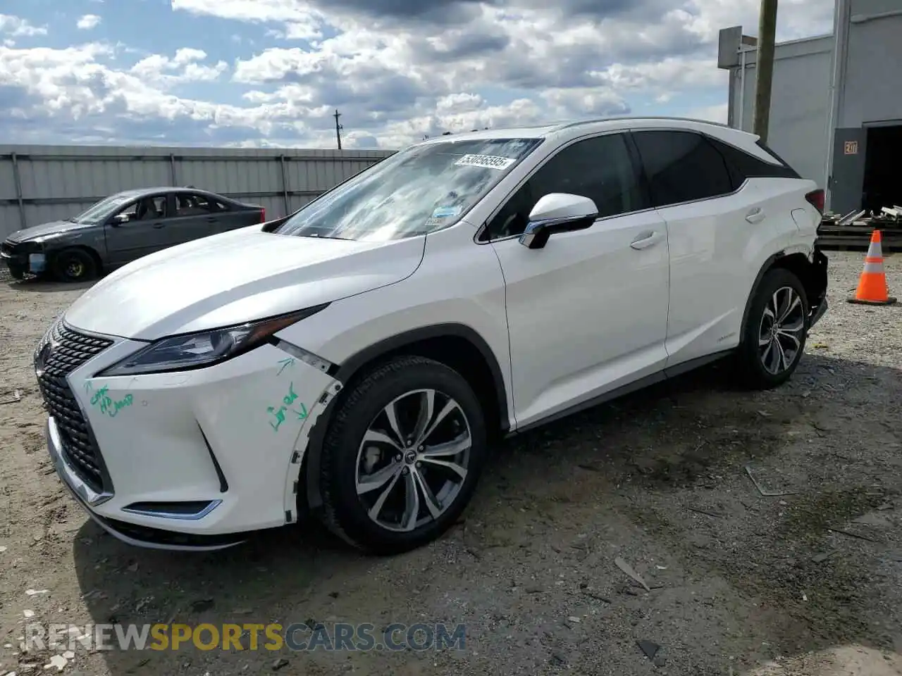 1 Photograph of a damaged car 2T2HGMDA3LC049773 LEXUS RX450 2020
