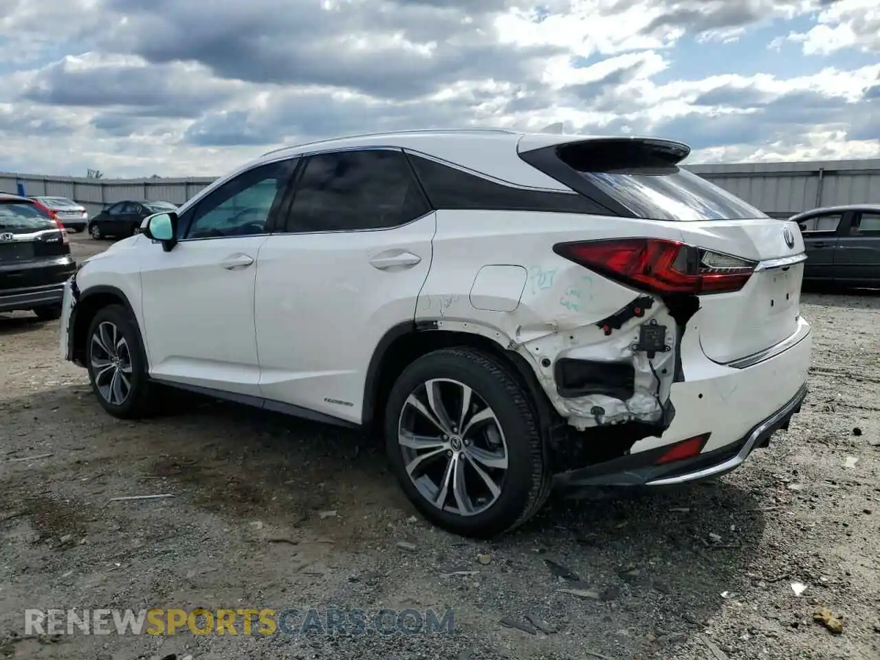 2 Photograph of a damaged car 2T2HGMDA3LC049773 LEXUS RX450 2020