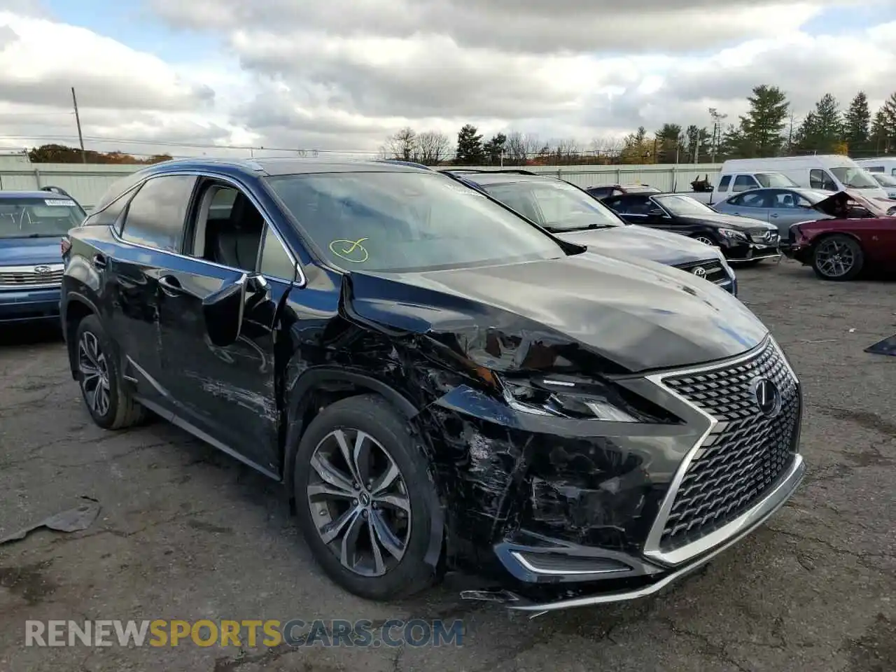 1 Photograph of a damaged car 2T2HGMDA4LC049684 LEXUS RX450 2020