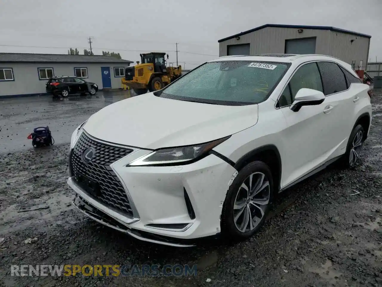 2 Photograph of a damaged car 2T2HGMDA4LC052472 LEXUS RX450 2020