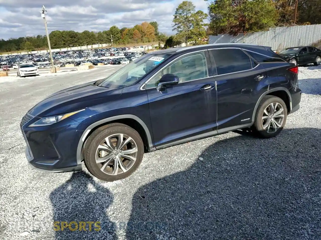 1 Photograph of a damaged car 2T2HGMDA4LC053296 LEXUS RX450 2020