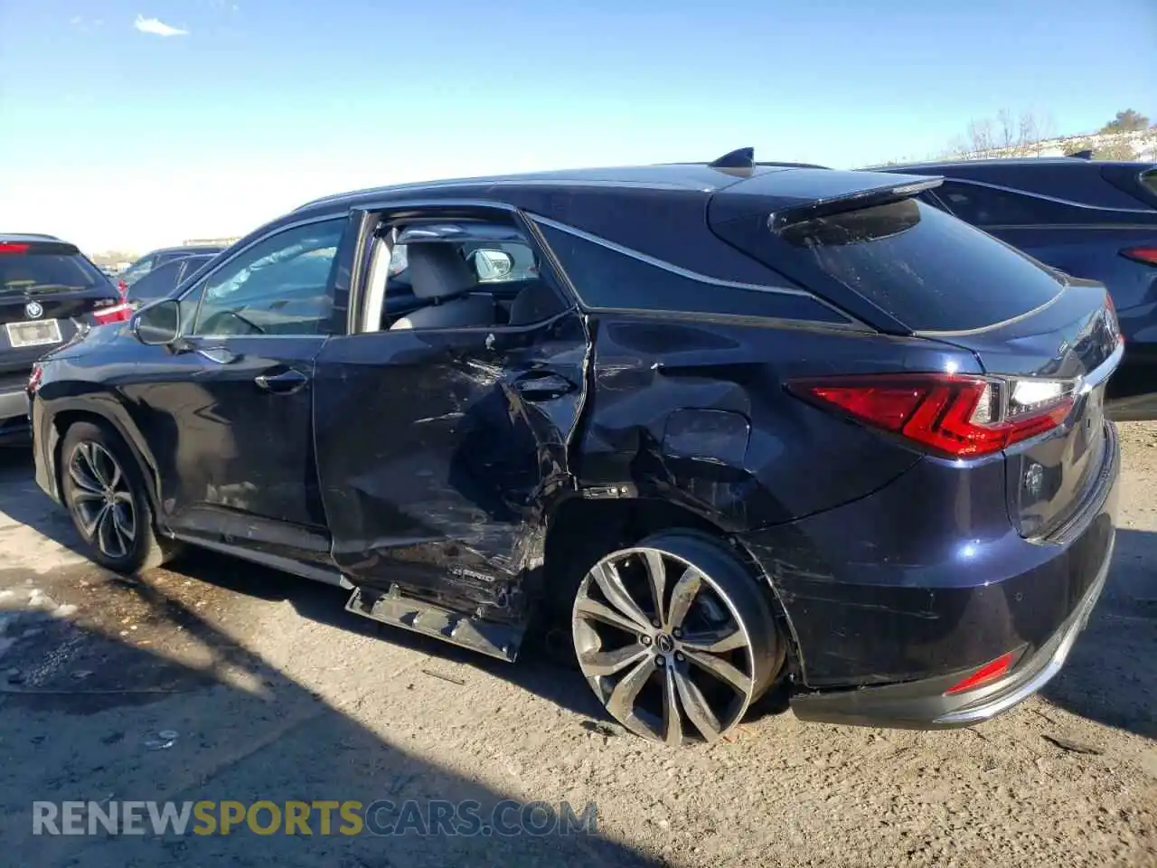 2 Photograph of a damaged car 2T2HGMDA4LC054867 LEXUS RX450 2020